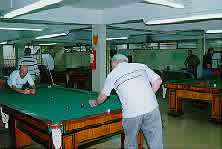 Various games are available such as billiards